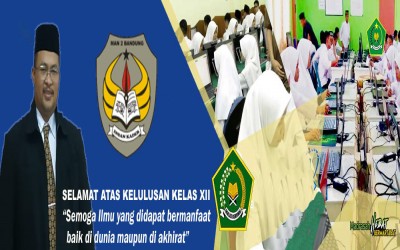 SELAMAT ATAS KELULUSAN KELAS XII MAN 2 BANDUNG