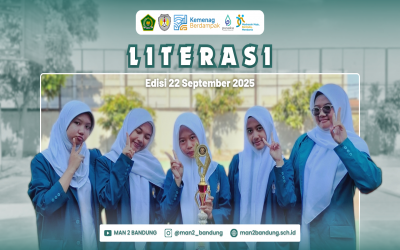 Kegiatan Literasi: Membangun budaya bahasa yang baik, benar, dan berprestasi.