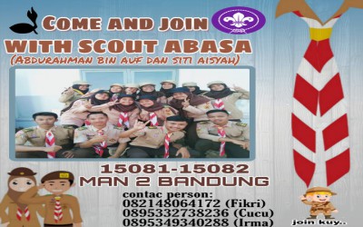 PENERIMAAN ANGGOTA BARU PRAMUKA MAN 2 BANDUNG TAHUN PELAJARAN 2019/2020